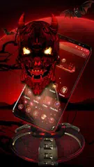 3D Hell Blood Skull Theme APK download