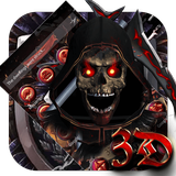 Blood Reaper 3D Skull Theme icône