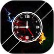 Galaxy Clock Live Wallpaper