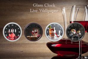 Glass Clock Live Wallpaper پوسٹر