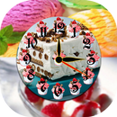 Ice cream Clock Live Wallpaper - Analog Clock aplikacja