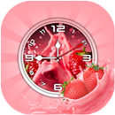 Strawberry Clock Wallpaper APK