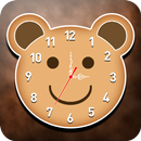 Teddy Bear Clock Wallpaper APK