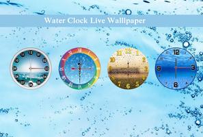 Water Clock Live Wallpaper Affiche