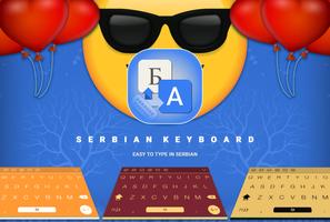 Serbian Keyboard Affiche