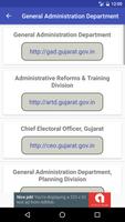 Gujarat Govt. Websites capture d'écran 3