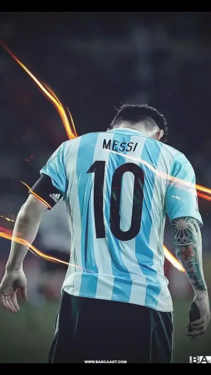 Hãy chiêm ngưỡng màn hình nền 4K đẹp lung linh của Messi! Hình ảnh chất lượng HD của anh chàng sẽ khiến bạn không thể rời mắt. Hãy tải về và đặt làm hình nền cho điện thoại của mình để tận hưởng vẻ đẹp của siêu sao Argentina.