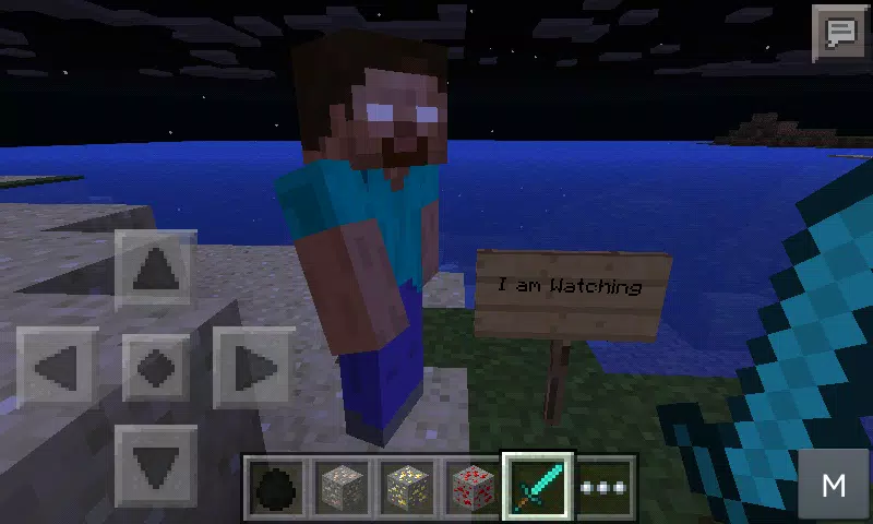 Friendly herobrine mod/add-on for Minecraft pocket edition Minecraft Mod