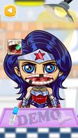 Wonder Heroes dentist game for kids โปสเตอร์