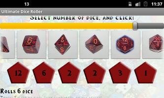 Ultimate Dice roller screenshot 1