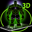 APK Green Giant Hero 3D Theme