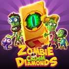 diamants écrasement zombie icône