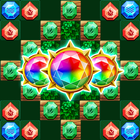 puzzle de fusion de diamant icône