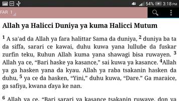 HAUSA BIBLE الملصق