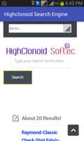 Highclonoid Search Engine capture d'écran 1