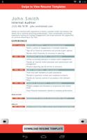 Resume Template Creator Free capture d'écran 2