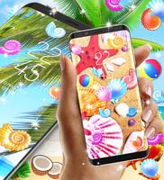 Sunny beach live wallpaper скриншот 2