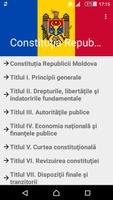 Constituția Republicii Moldova পোস্টার