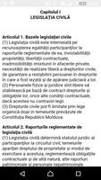 Codul civil al RM captura de pantalla 1