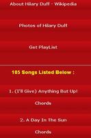 All Songs of Hilary Duff capture d'écran 2