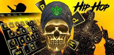 3D Hiphop Skull Keyboard