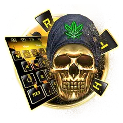 3D Hiphop Skull Keyboard