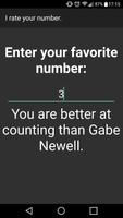 I rate your number. 截图 2