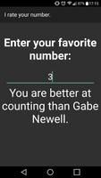 I rate your number. syot layar 2