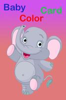 Cute Baby Color Card poster