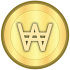 Worldcoin أيقونة