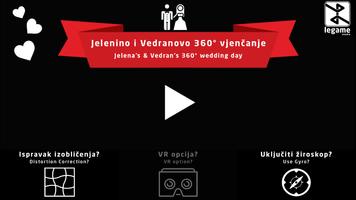 Jelena & Vedran 360° 4K wedding capture d'écran 1