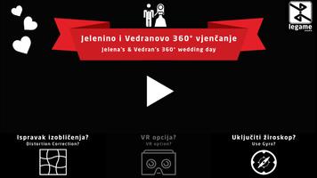 Jelena & Vedran 360° HD wedding capture d'écran 1