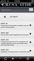 FMCSA RULES & REGULATIONS screenshot 1