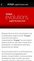 Avaya Evolutions® México 2015 syot layar 1