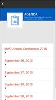 MAG 2016 Annual Conference App captura de pantalla 1