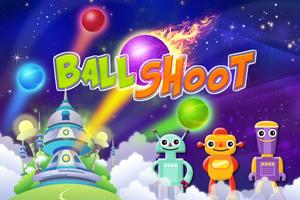 Ball shoot space poster