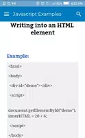 Javascript Examples скриншот 1