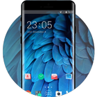 Icona Theme for Desire 826: Amazing Blue Feather Skin