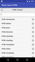 Sams Learn HTML ảnh chụp màn hình 1