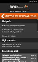 Budapest Motor Fesztivál 2016 الملصق