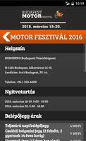 Budapest Motor Fesztivál 2016 পোস্টার