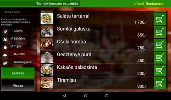 Visual Restaurant Menu demó screenshot 2
