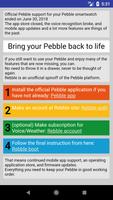 Pebble alternate App Store hel Affiche