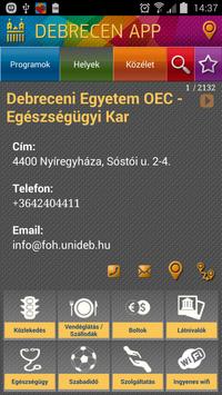 Debrecen App screenshot 1