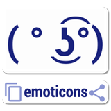 Emoticons copy or share Free icône