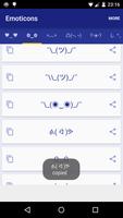 Emoticons copy or share Free 截圖 3