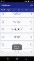 Emoticons copy or share Free 截图 3