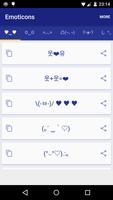 Emoticons copy or share Free 海報