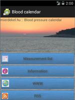 BloodPressure Calendar Affiche