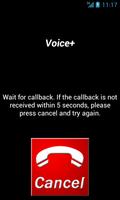 Voice+ (Google Voice callback) captura de pantalla 3